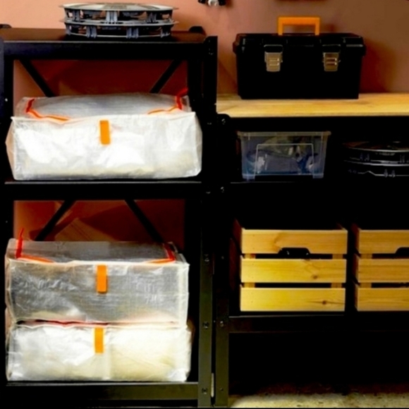 IKEA PÄRKLA Set of Four (4) IKEA Roomy Zip Storage Cases 22" X 19" X 7" NWT - Picture 8 of 8